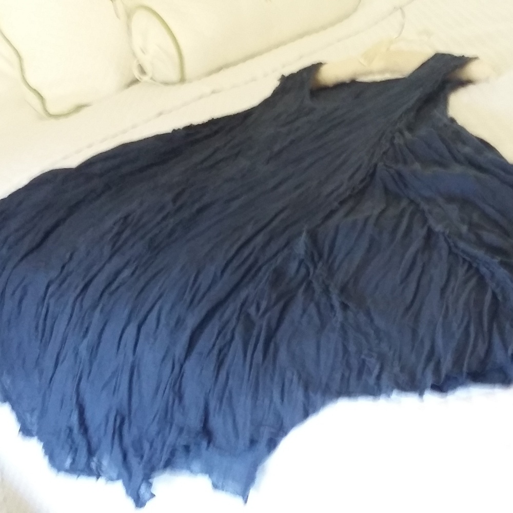 Antiqued Blue Tunic or Sweet Frock